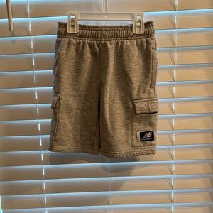 New Balance Kids Charcoal Cargo Shorts